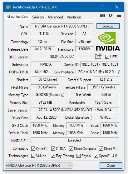 TechPowerUp GPU-Z 2.62 Free