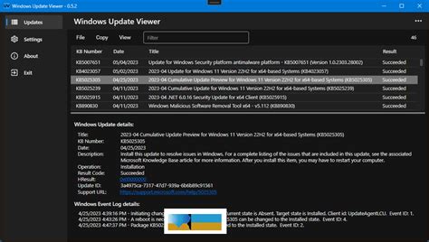 Windows Update Viewer 0.6.2